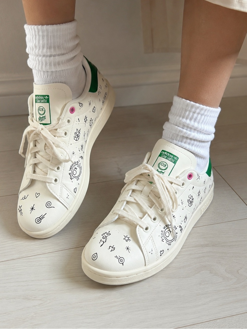 BNWT Designer Collaboration Adidas Originals x Andre Saraiva Stan Smith Size 5.5